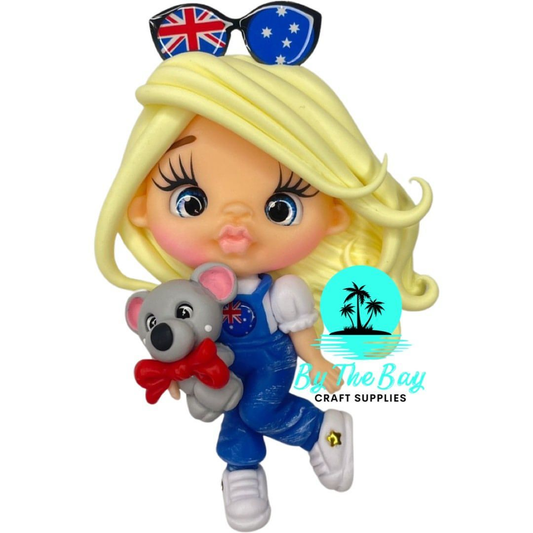 Australia Day Girl & Koala