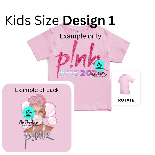 P Sing Design 1 (Kids) - Completed T-Shirts