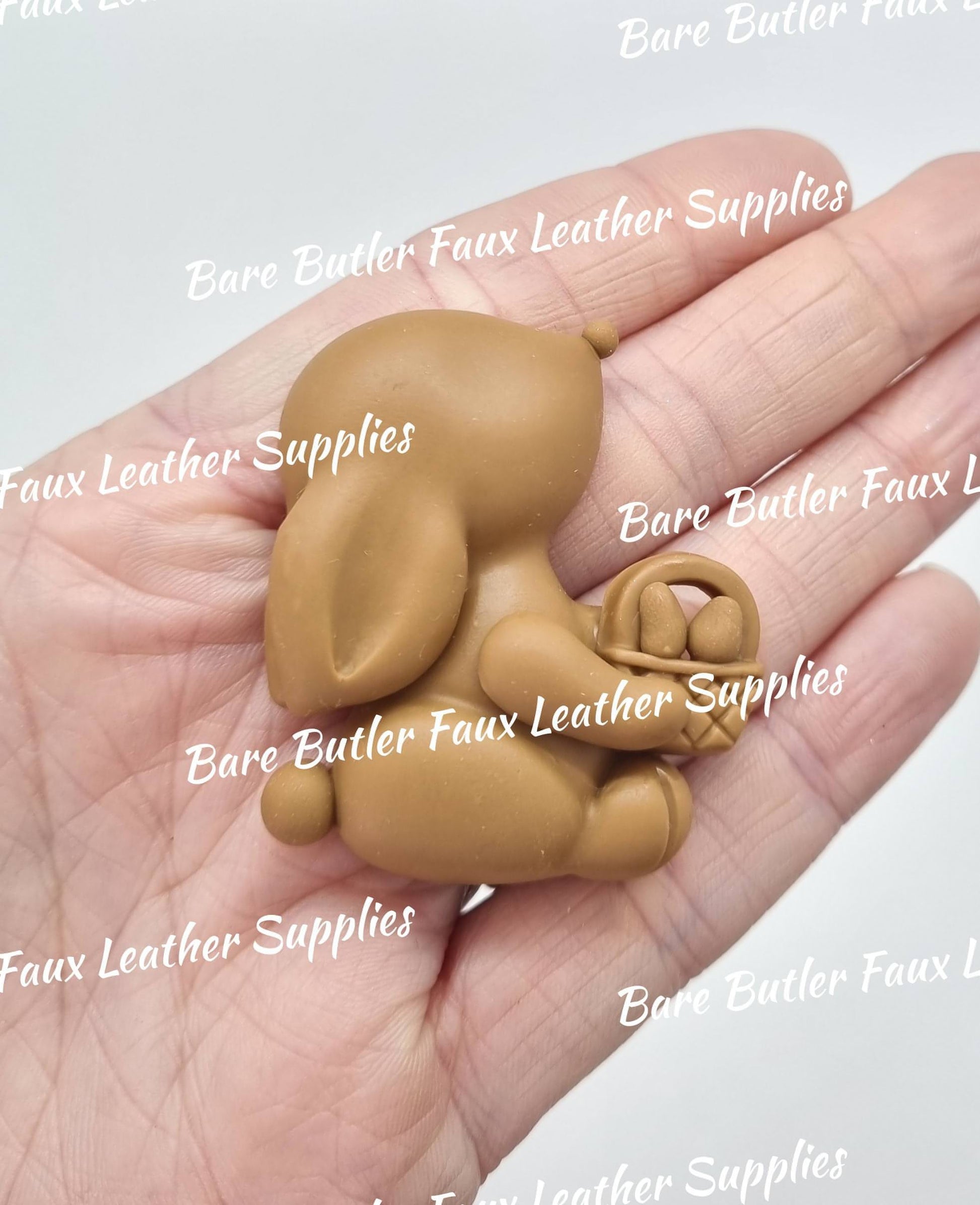 Chocolate Bunny - Bare Butler Faux Leather Supplies 