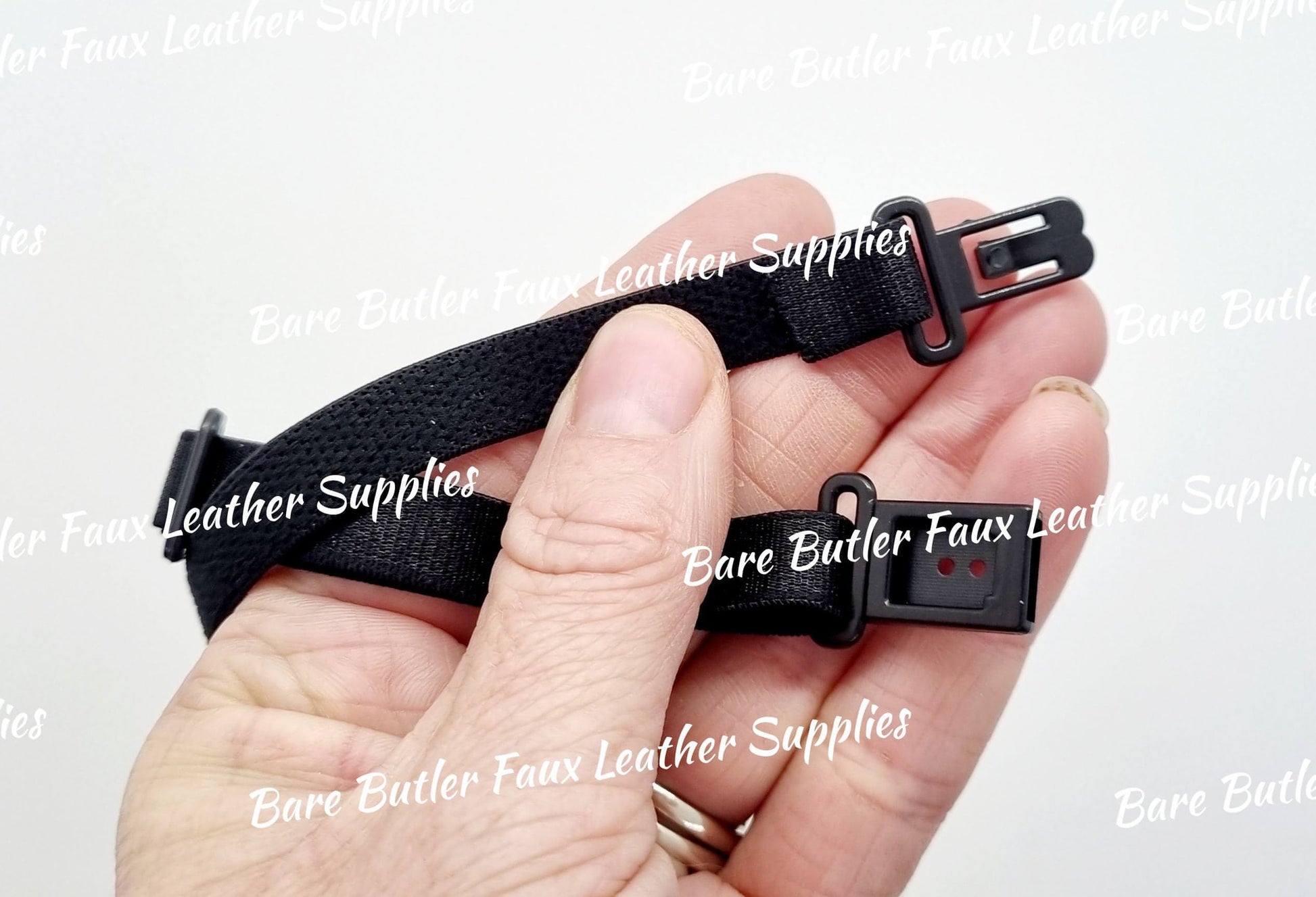 Bow Tie Straps - Bare Butler Faux Leather Supplies 