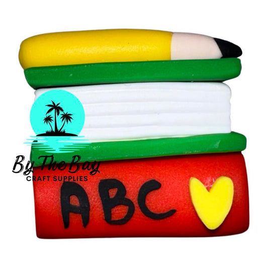 ABC books with pencil