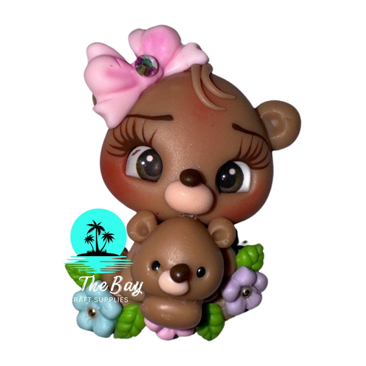 Bear & baby (3/4cm)