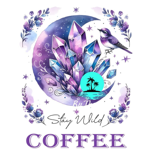 Stay wild Rea/Coffee/Sugar uv decal