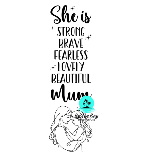 She is Mum Bookmark Decal (Variety)