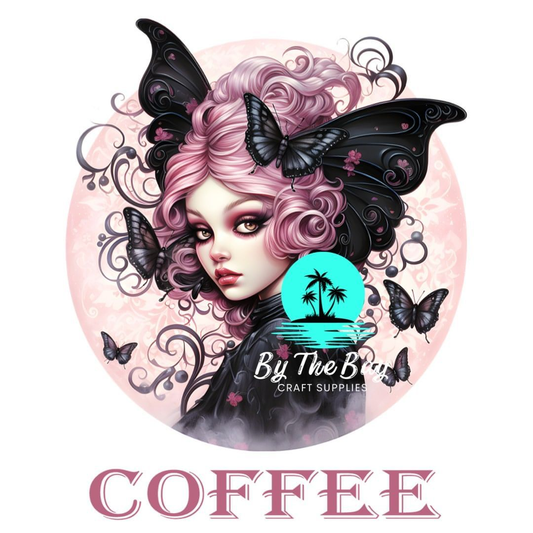 Gothic Fairy Coffee decal