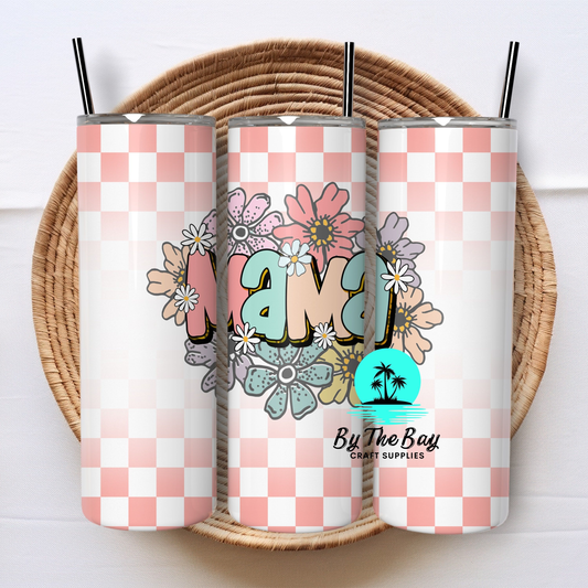 Retro MAMA & MINI (Matching Tumbler Sublimation Prints)