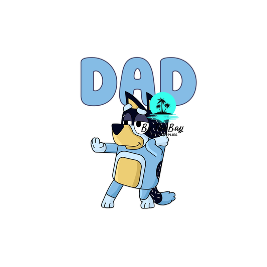 Family Blue dog (Variety) DTF