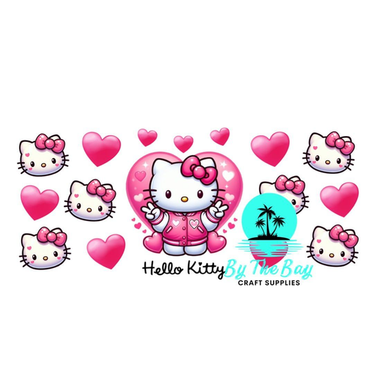 Pink heart Kitty wrap