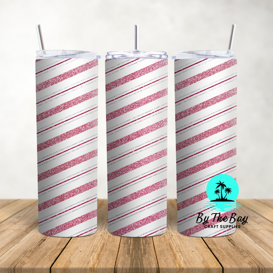 Candycane stripes 20oz SUB Print