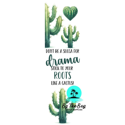 Succa for drama - Stick to your roots Bookmark Decal