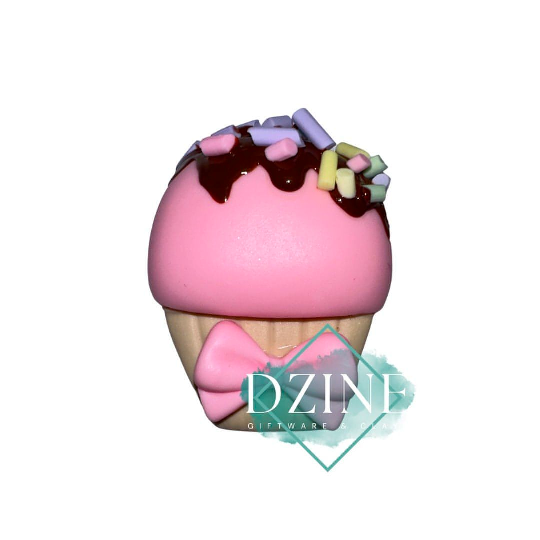 Small cupcake pink (4cm)