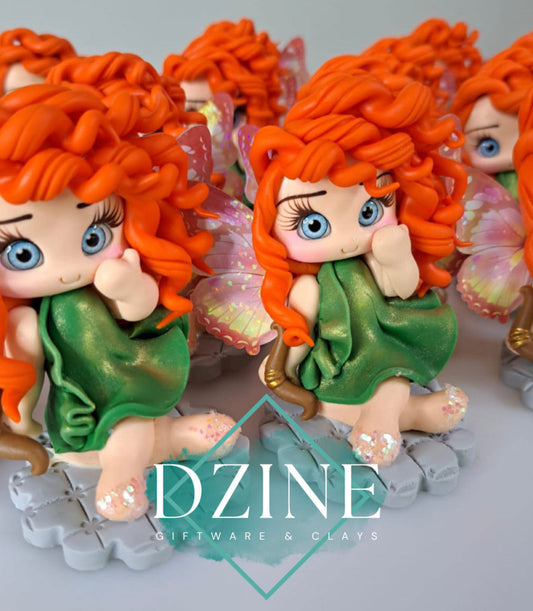 Brave princess fairy cake topper (9cm)