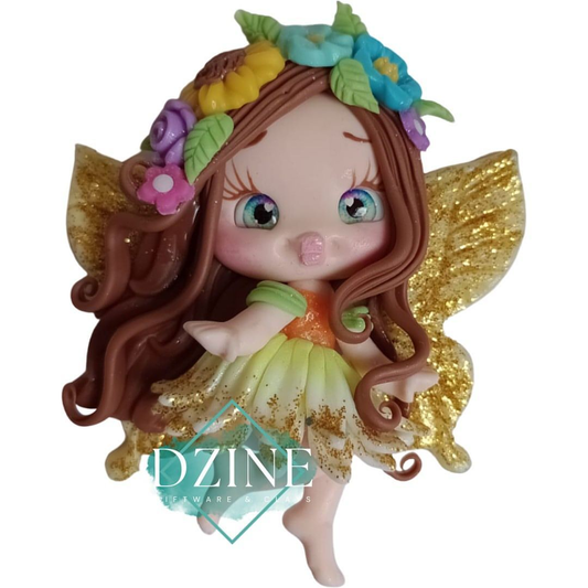 Cute fairy with flower crown Pre Order