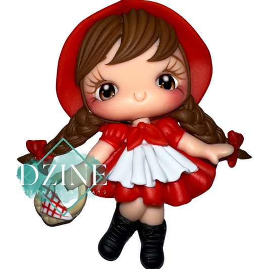 Little red girl with basket