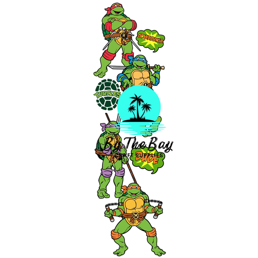 Turtle Group Bookmark Decal