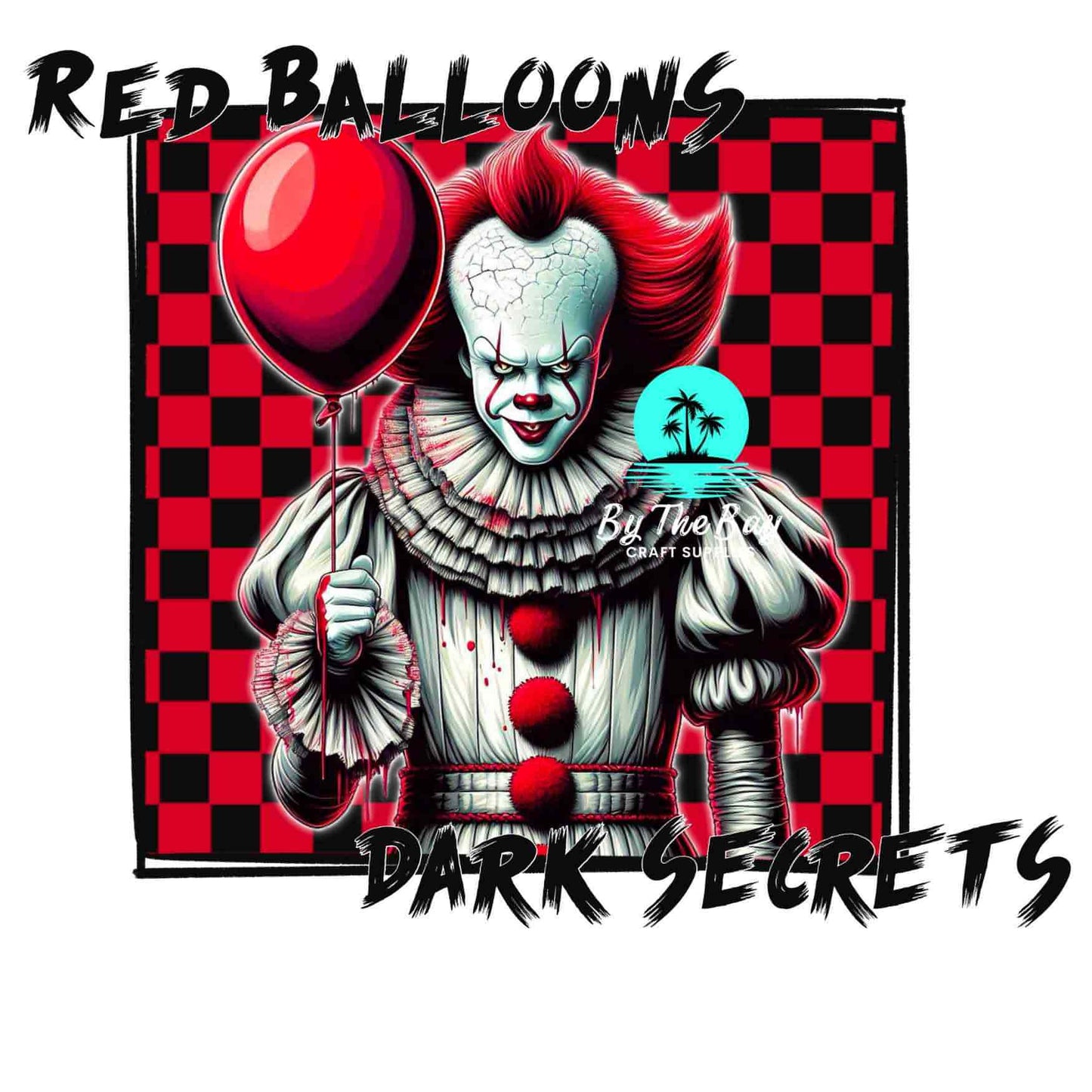 Red Balloons UV Decal