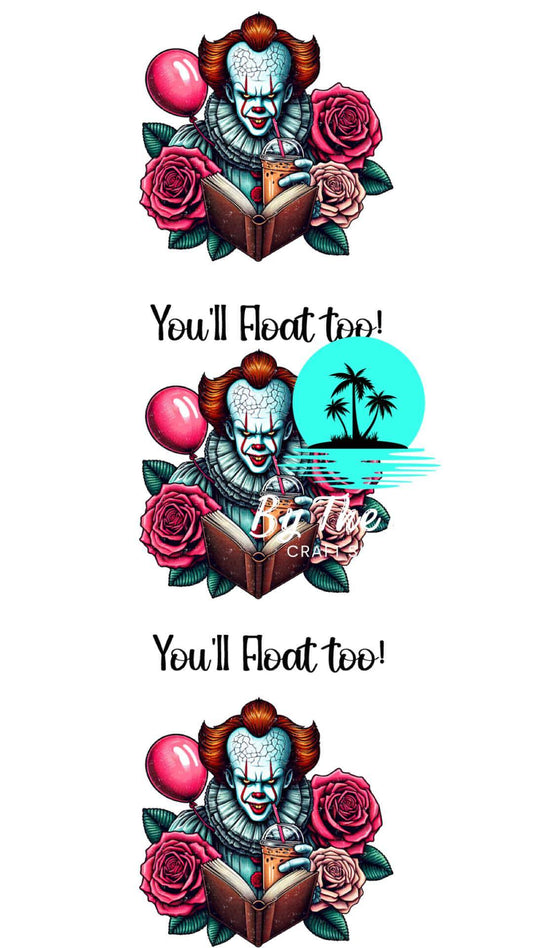 You'll float too Bookmark Decal