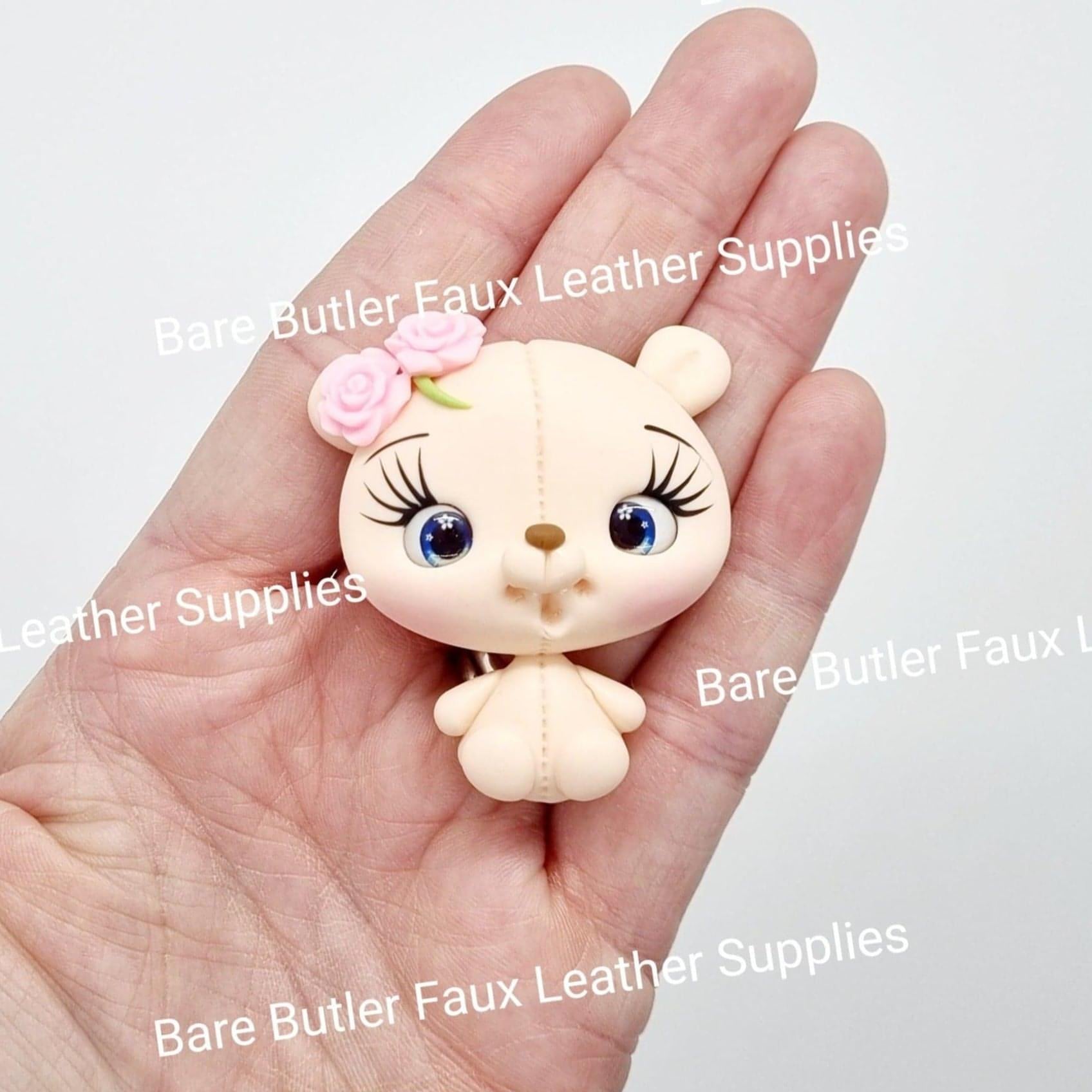 Teddy Bear - Bare Butler Faux Leather Supplies 