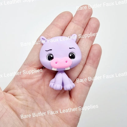 Purple Hippo - Bare Butler Faux Leather Supplies 