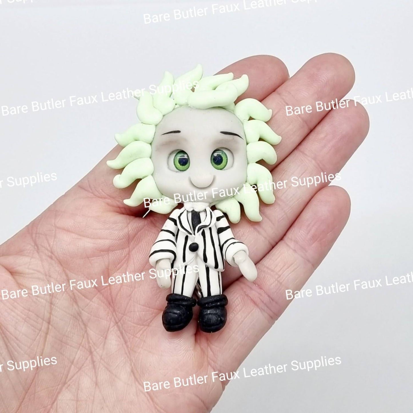 Green Hair Man - Bare Butler Faux Leather Supplies 