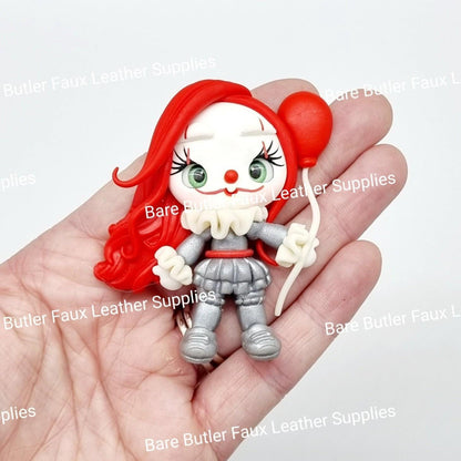 Scary Clown - Bare Butler Faux Leather Supplies 