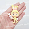 Bunny Girl Yellow - Bunny, Clay, Clays - Bare Butler Faux Leather Supplies 
