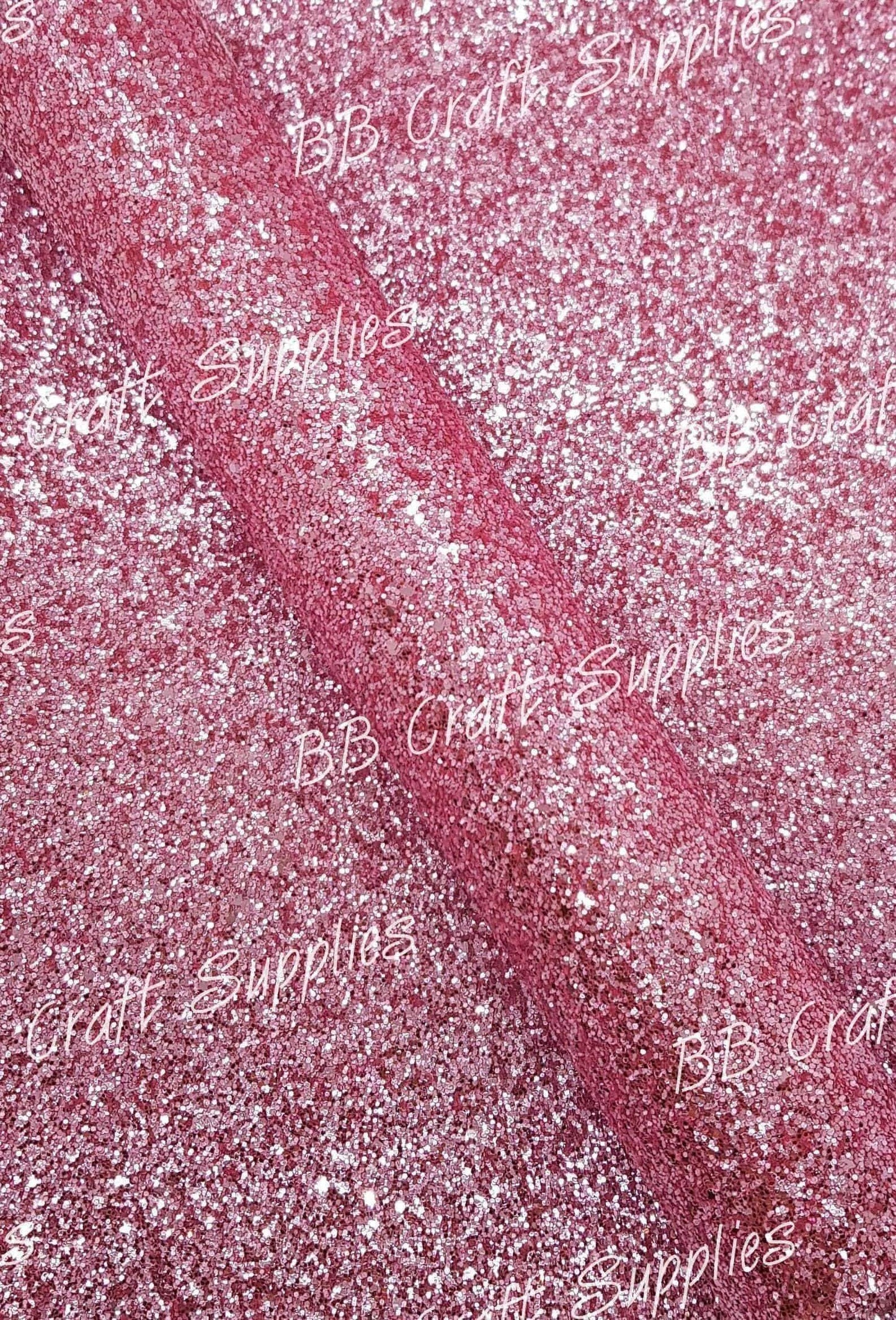 Chunky Glitter - Pink - Chunky, Faux, Faux Leather, glitter, leather, leatherette - Bare Butler Faux Leather Supplies 