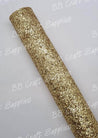 Chunky Glitter Roll - Gold - Chunky, Faux, Faux Leather, Glitter, Leather, leatherette, Roll - Bare Butler Faux Leather Supplies 