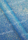 Chunky Glitter - Sky Blue - Chunky, Faux, Faux Leather, glitter, glitter blue, leather, leatherette - Bare Butler Faux Leather Supplies 