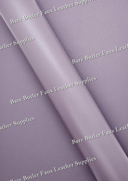 Double Sided Solid Colour Litchi - Lavender - Faux, Faux Leather, Leather, leatherette - Bare Butler Faux Leather Supplies 