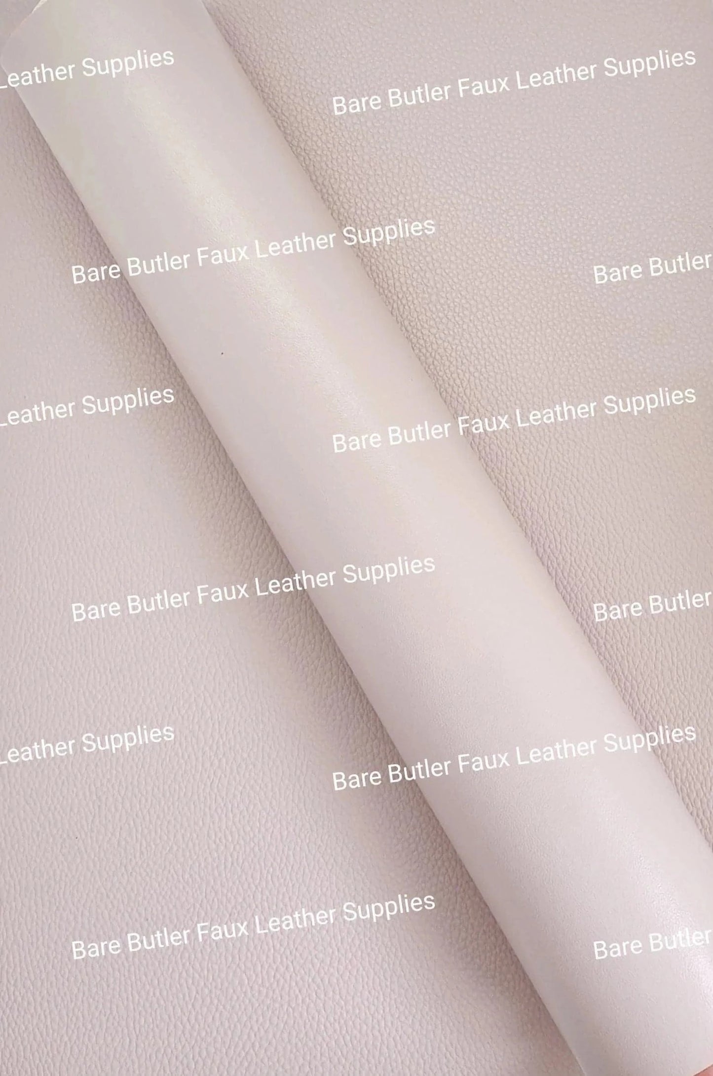 Double Sided Solid Colour Litchi - Light Lilac - Faux, Faux Leather, Leather, leatherette - Bare Butler Faux Leather Supplies 