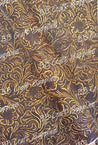 Embossed Floral Bloom Brown & Bronze - embossed, Faux, Faux Leather, Floral, Leather, leatherette, metallic, Whats new - Bare Butler Faux Leather Supplies 