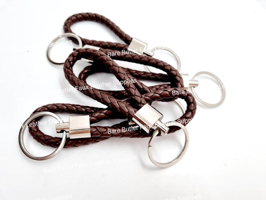 Faux Leather Wrist Strap - Brown -  - Bare Butler Faux Leather Supplies 