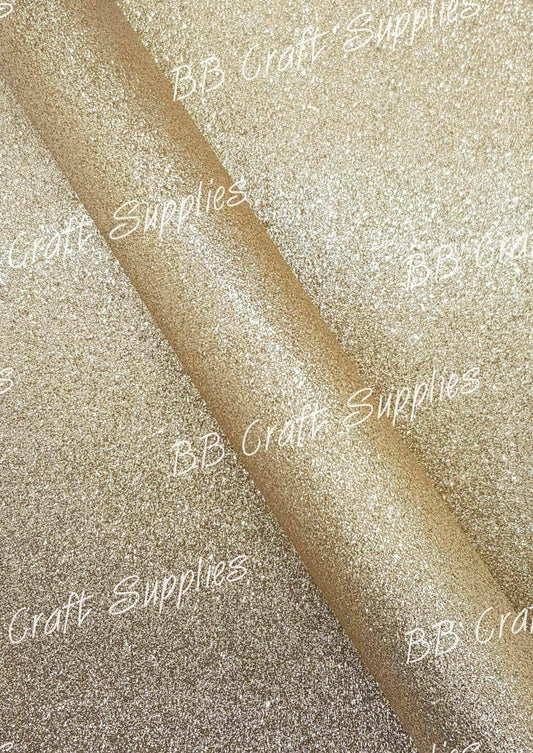 Glitter - Gold - Faux, Fine, Glitter, Gold, Leather, leatherette, Super - Bare Butler Faux Leather Supplies 
