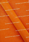 Glitter Suede - Orange - denim, Faux, Faux Leather, Glitter, Orange, Suede - Bare Butler Faux Leather Supplies 