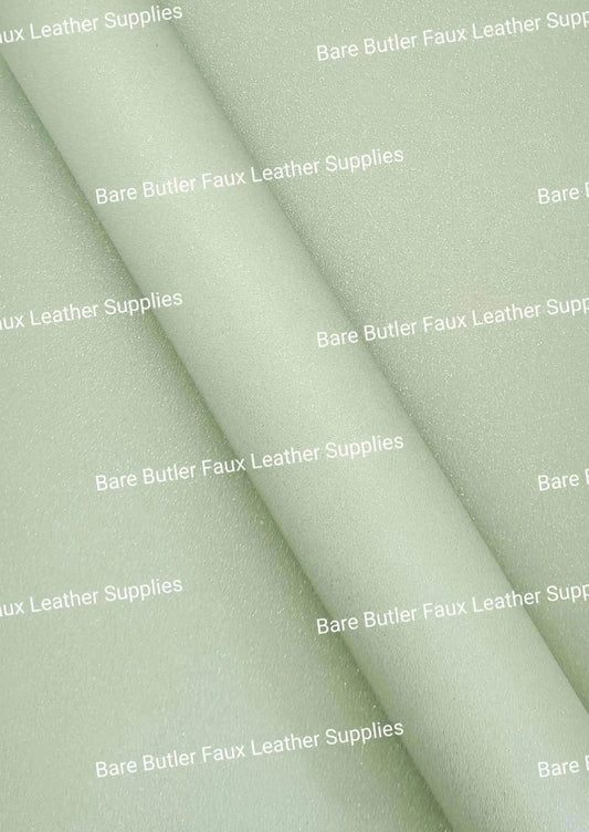 Glitter Suede - Pickle - Faux, Faux Leather, Glitter, Green, Pickle, Suede - Bare Butler Faux Leather Supplies 