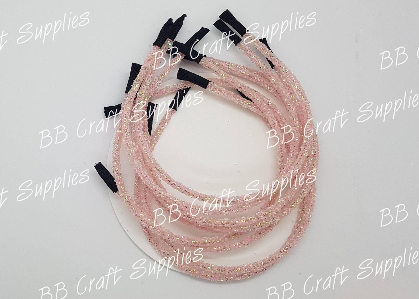 Glow in the Dark Headband - Pink - Accessories, GITD, Glow in the dark, Headband - Bare Butler Faux Leather Supplies 