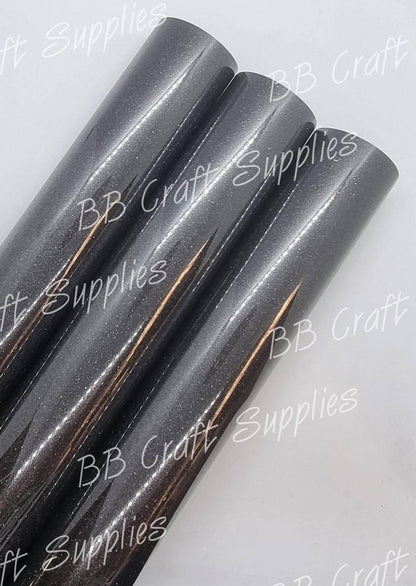 Heat Transfer Vinyl  -  Sandy Glitter Black - Black, glitter, HTV, iron on vinyl, Sand glitter - Bare Butler Faux Leather Supplies 