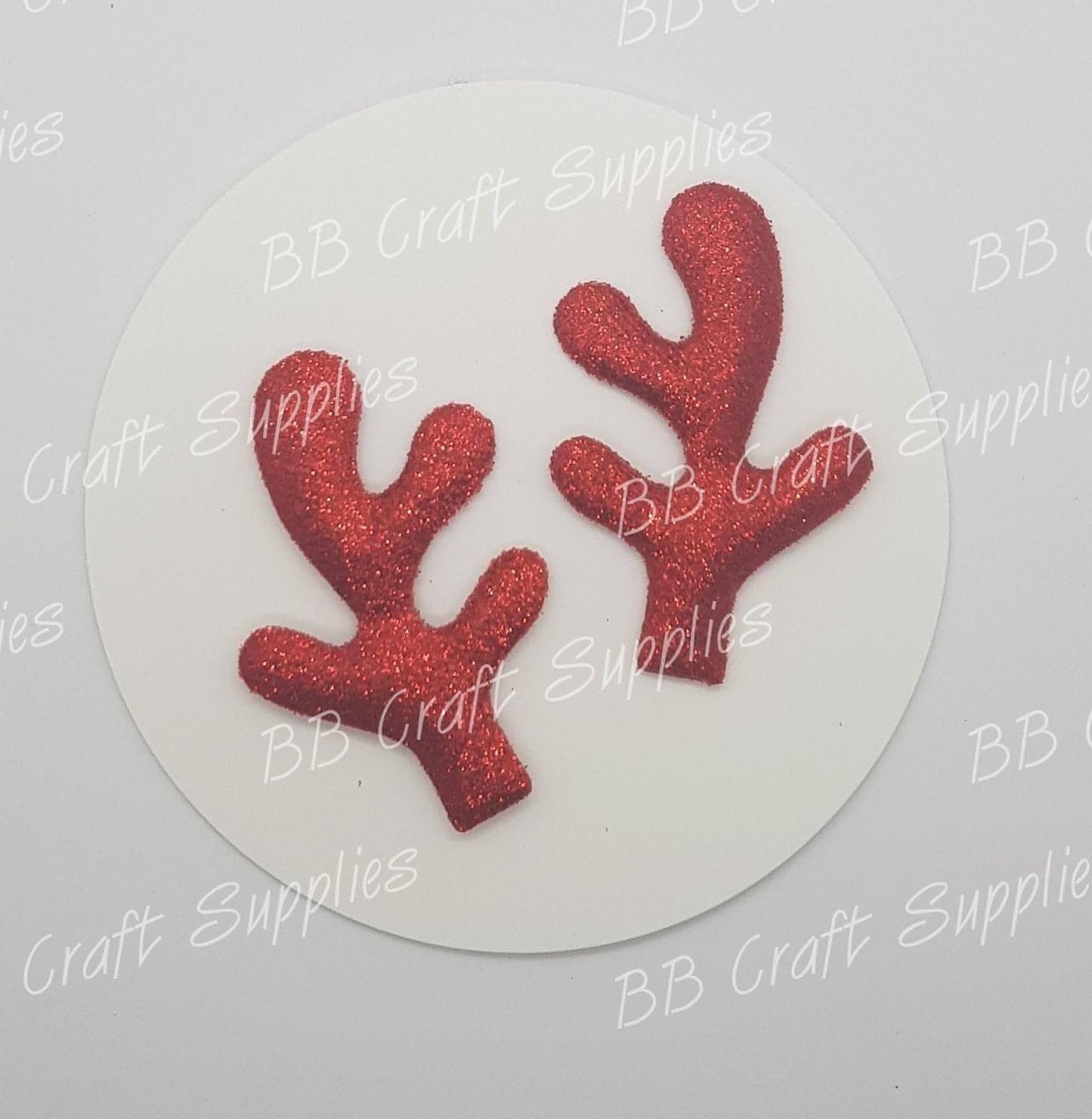 Padded Antlers - Price Drop - Antlers, christmas, Embelishment - Bare Butler Faux Leather Supplies 
