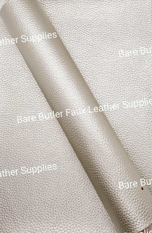 Pearl Metallic Gold - Brass, Faux, leather, metallic, metallic's - Bare Butler Faux Leather Supplies 