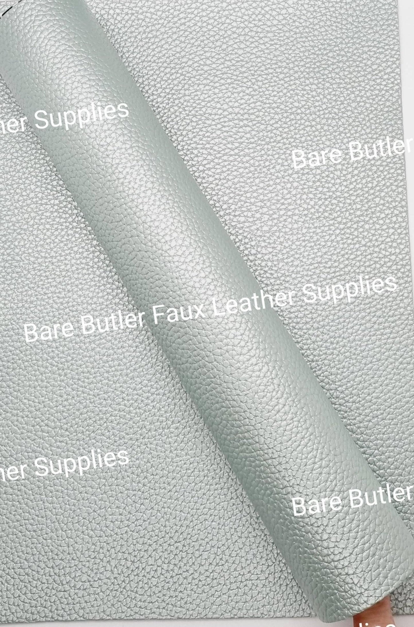 Pearl Metallic Mint - Faux, leather, metallic, metallic's, Pearl - Bare Butler Faux Leather Supplies 