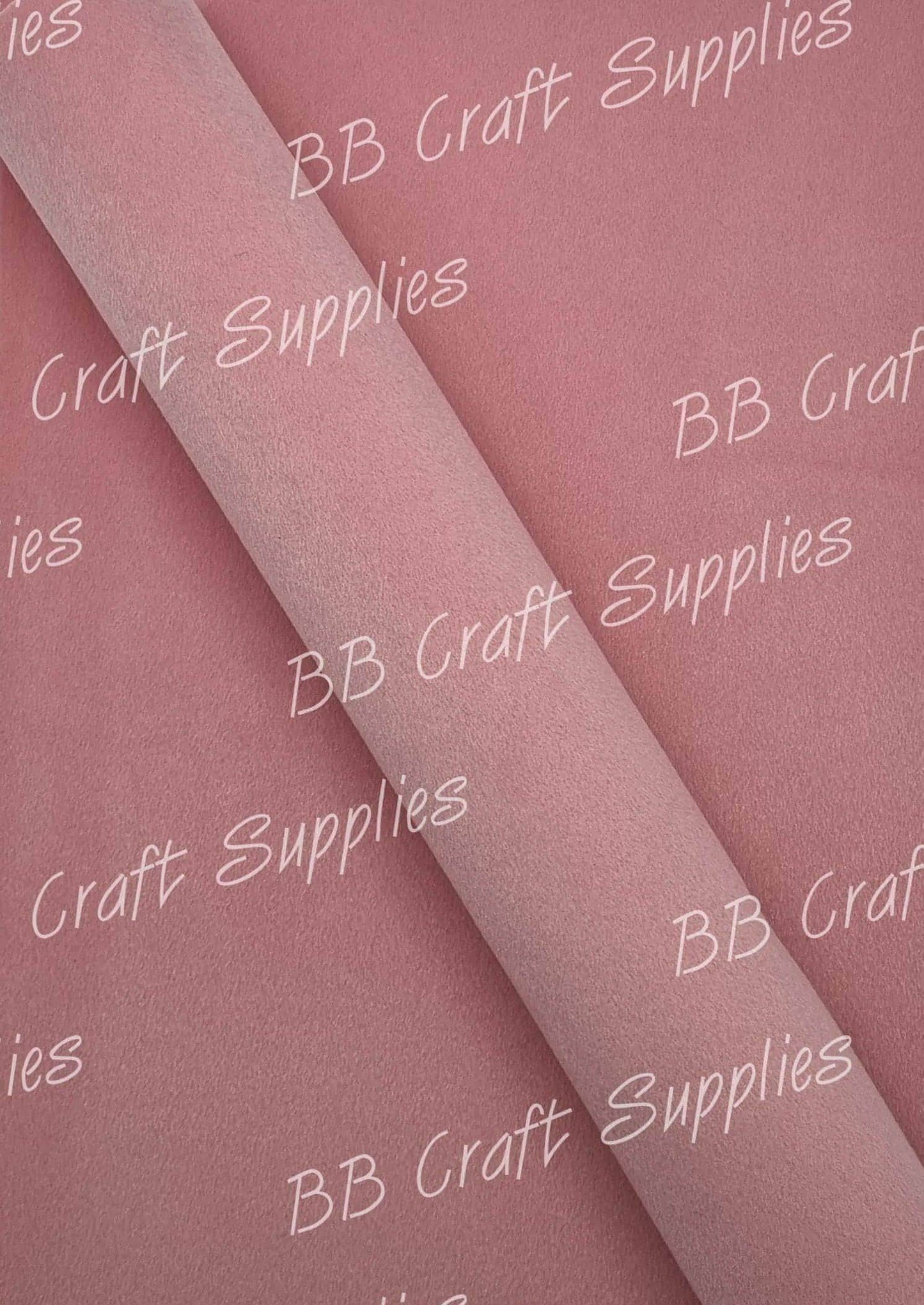 Premium Velvet Fabric - Pink - crushed, soft, velvet - Bare Butler Faux Leather Supplies 