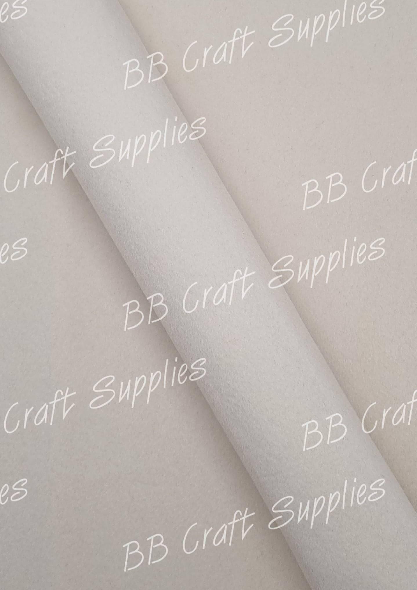 Premium Velvet Fabric - White - crushed, soft, velvet - Bare Butler Faux Leather Supplies 