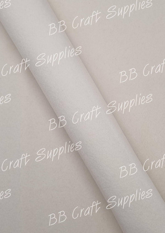 Premium Velvet Fabric - White - crushed, soft, velvet - Bare Butler Faux Leather Supplies 