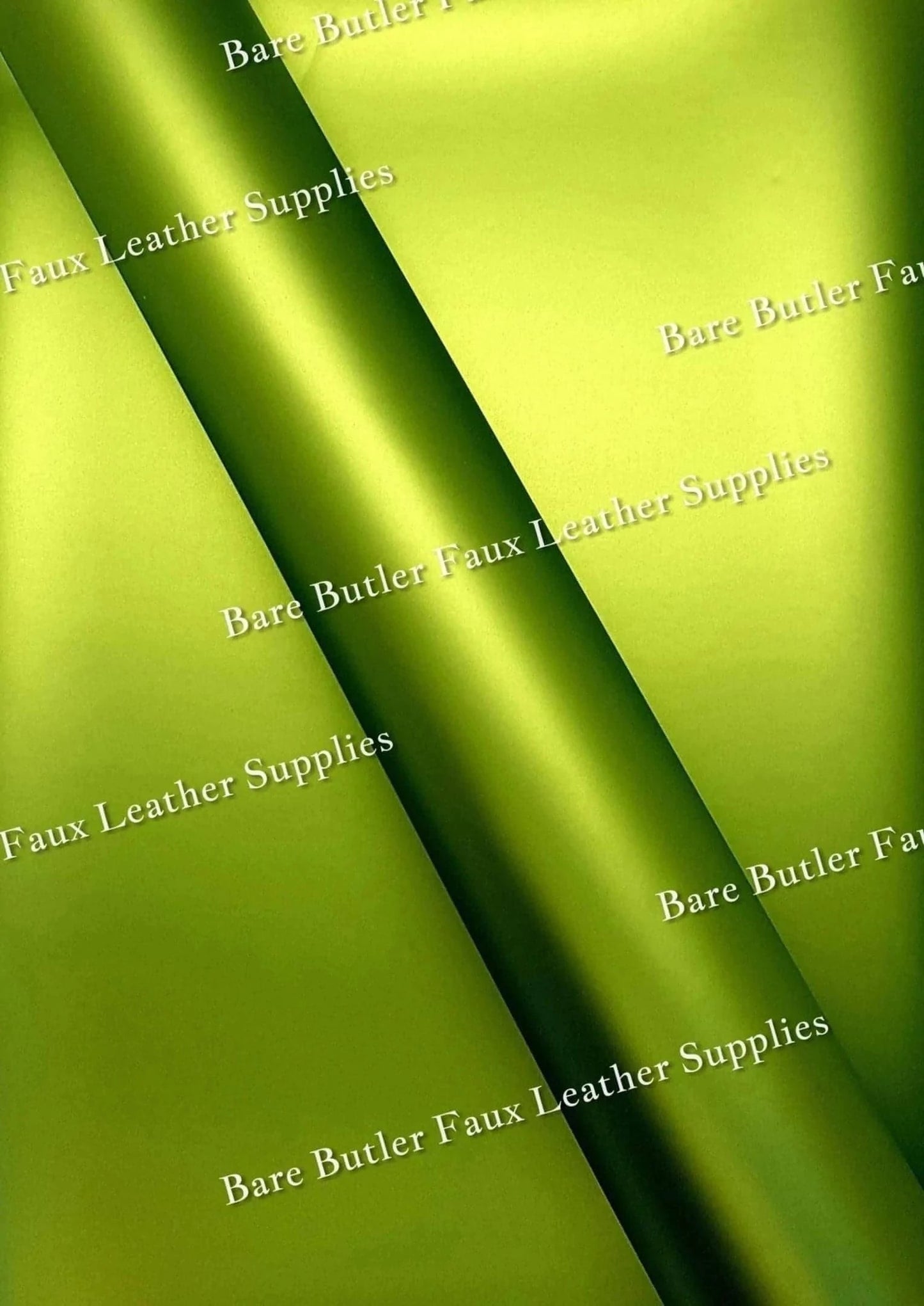 Smooth Matt Metallic Green - Colour, Faux, Faux Leather, green, Leather, leatherette, Litchi, metal, metallic, Solid - Bare Butler Faux Leather Supplies 