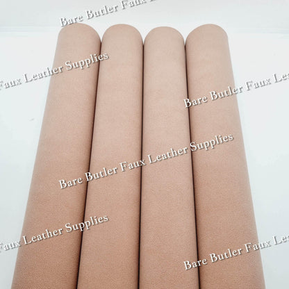 Suede -  Pink - Faux, Faux Leather, Suede - Bare Butler Faux Leather Supplies 