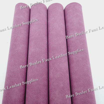 Suede - Purple - Faux, Faux Leather, Suede - Bare Butler Faux Leather Supplies 