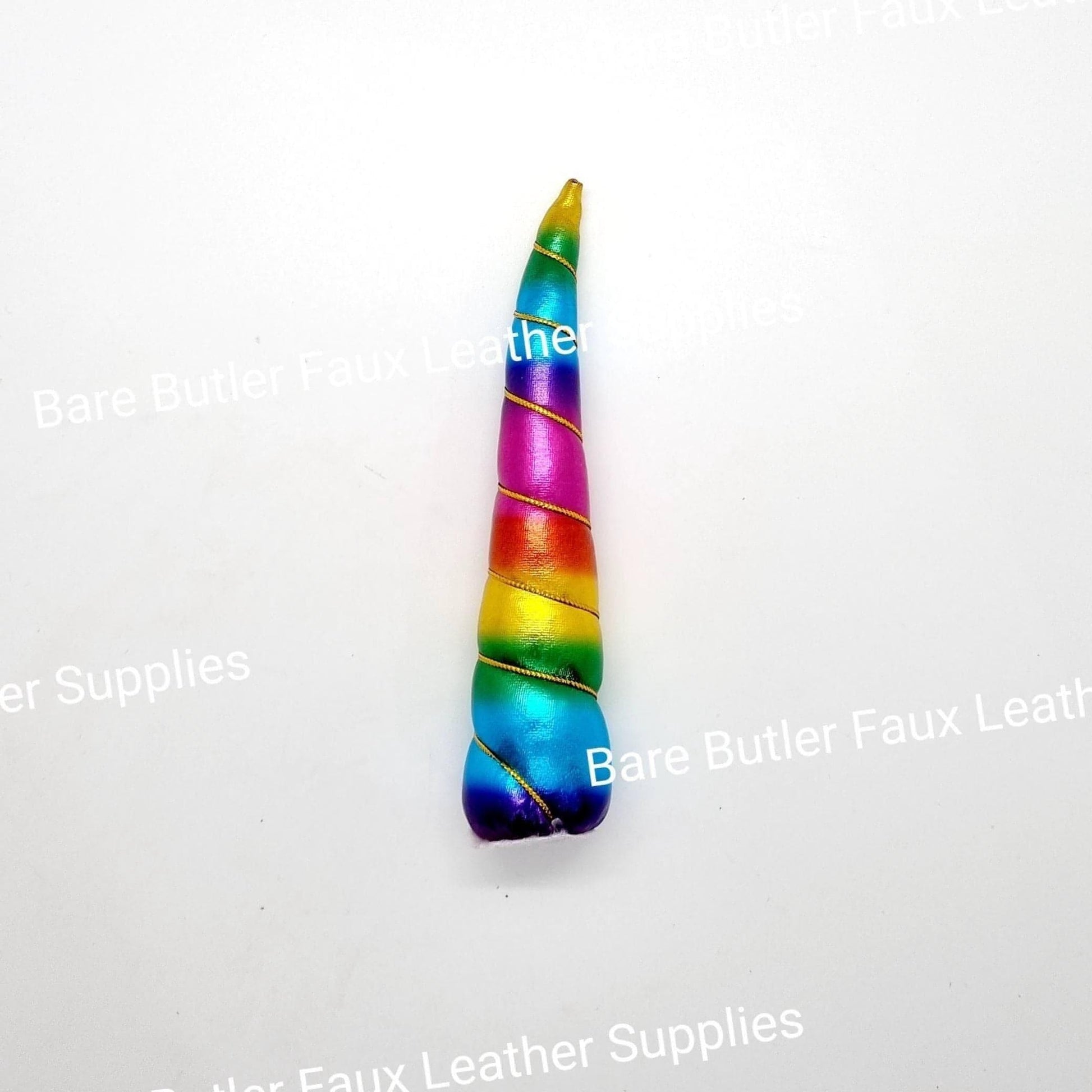 Unicorn Horn - Rainbow - ears, Glitter, headbands, Horn - Bare Butler Faux Leather Supplies 